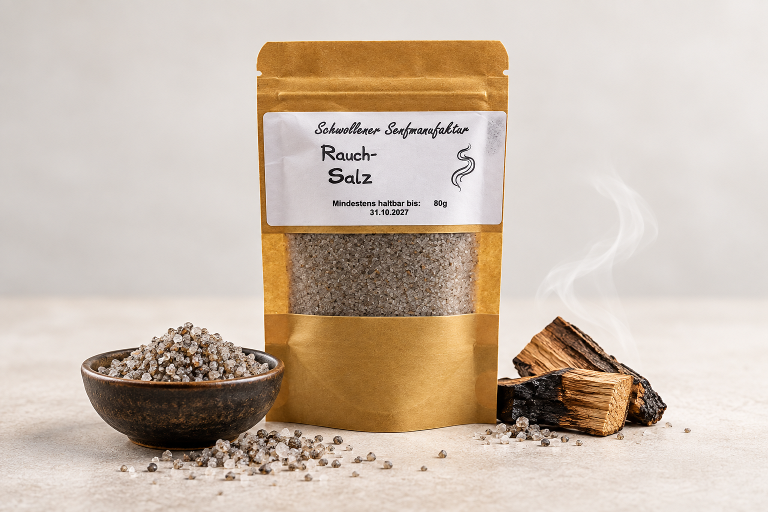 Rauchsalz – würziger Genuss mit rauchiger Note | 80 g