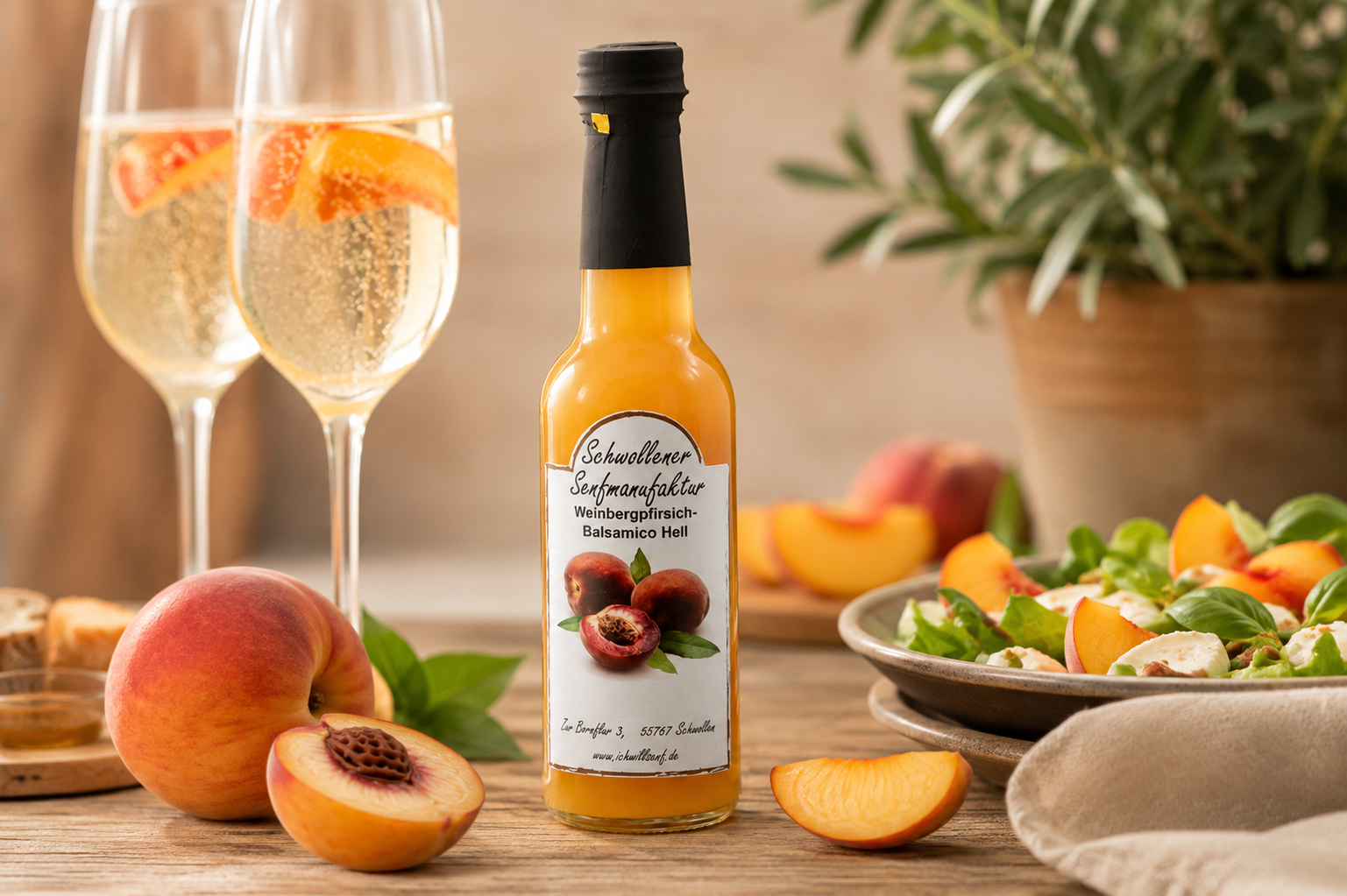 WEINBERGPFIRSICH BALSAMICO HELL 250 ML