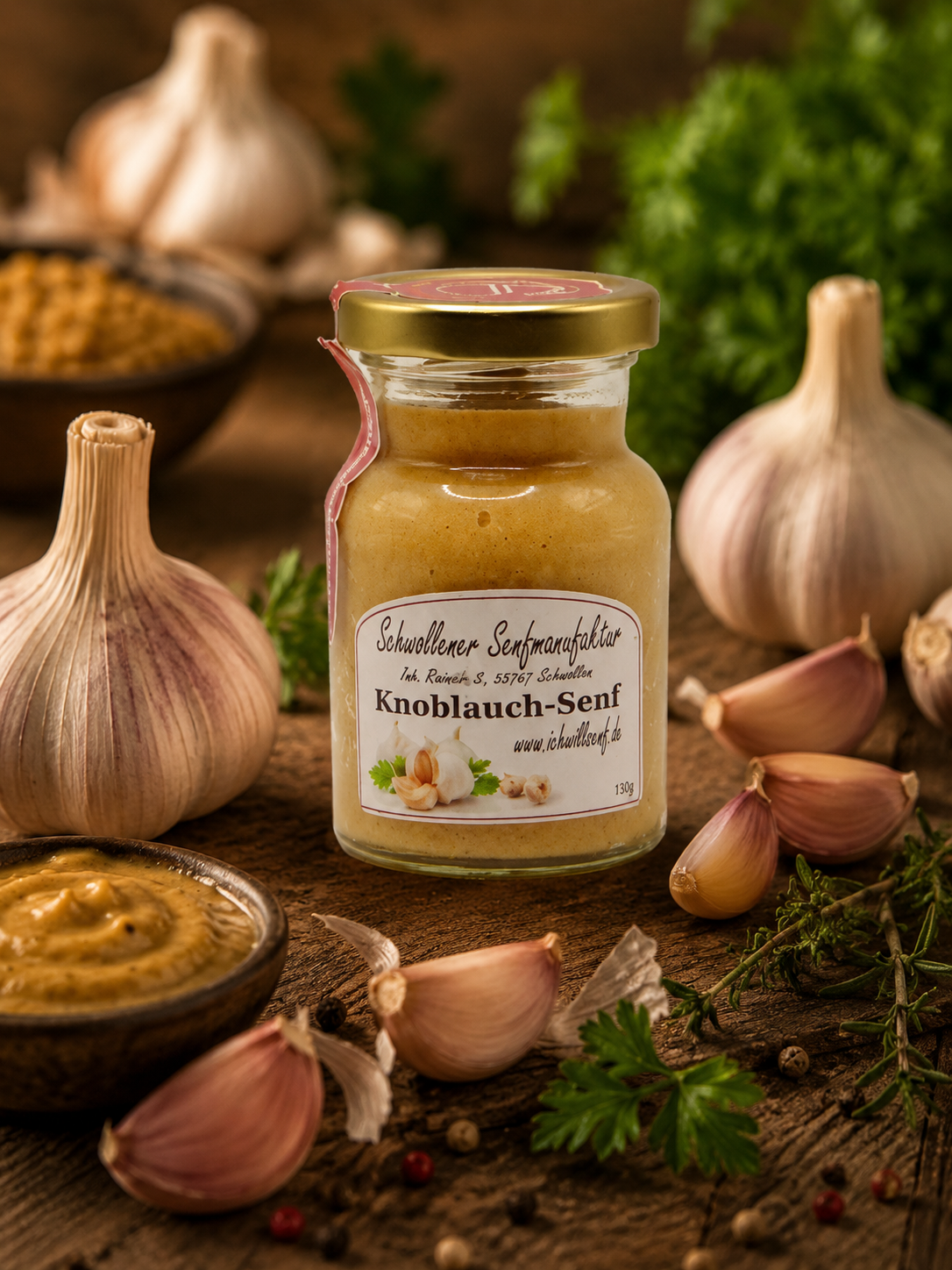 KNOBLAUCHSENF 130 ML / 150 G